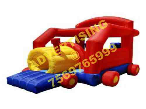 kids inflatable train bouncy